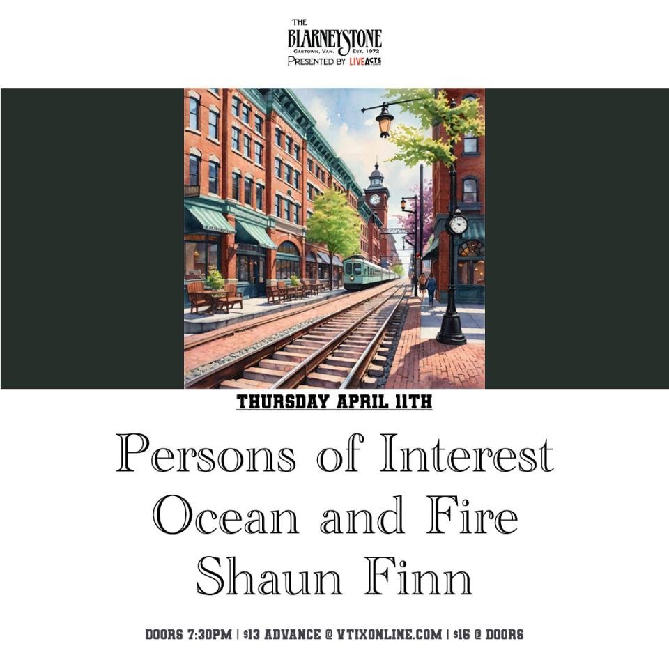 Persons of Interest w/ Ocean And Fire & Shaun Finn