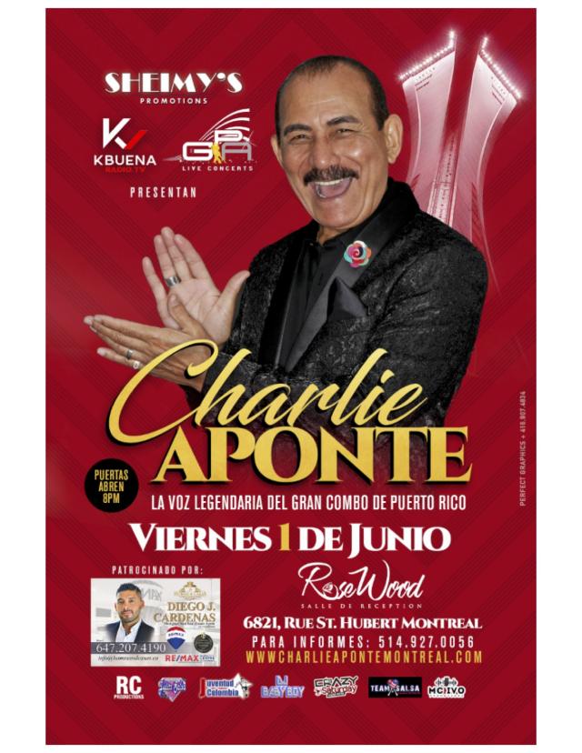 Charlie Aponte live in Montreal