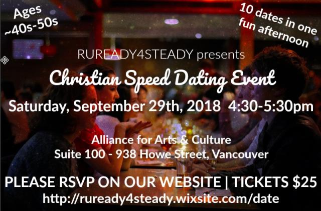 Christian Speed Date Event (40's - 50's)