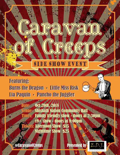 Caravan of Creeps Side Show 19+