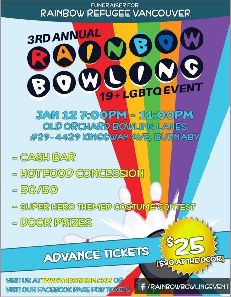 3rd Annual Rainbow Bowling Event