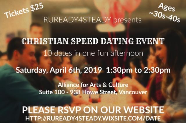Christian Speed Date Event (30's - 40's)