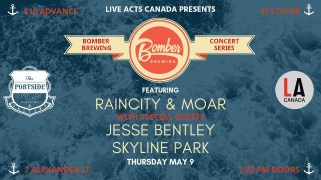 Bomber Brewing Concert Series // Raincity & Moar With Guests