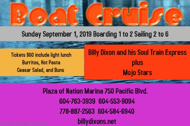 Billy Dixon and His Soul Train Express Boat Cruise