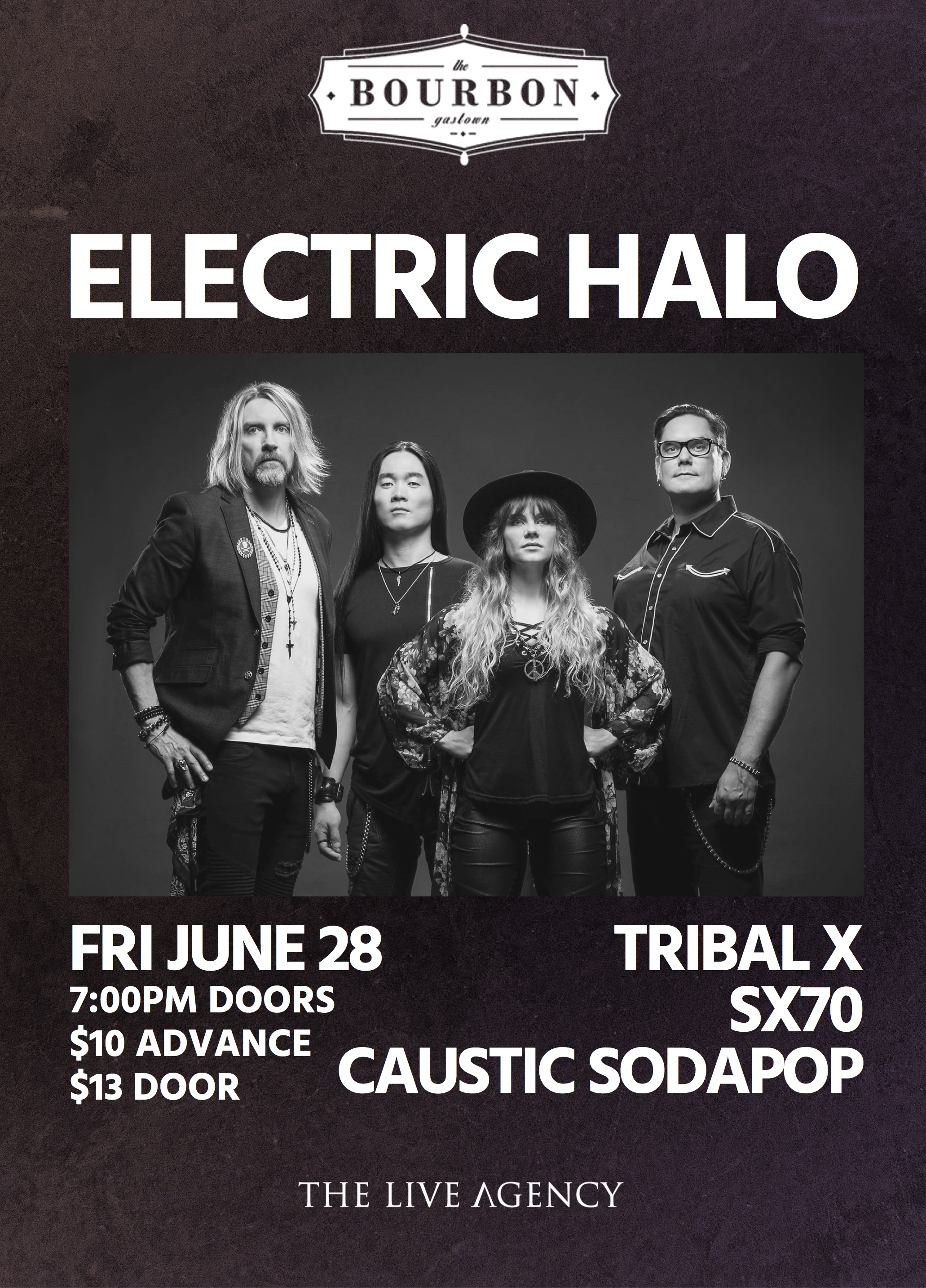 Electric Halo with Tribal X, SX70 & Caustic SodaPop