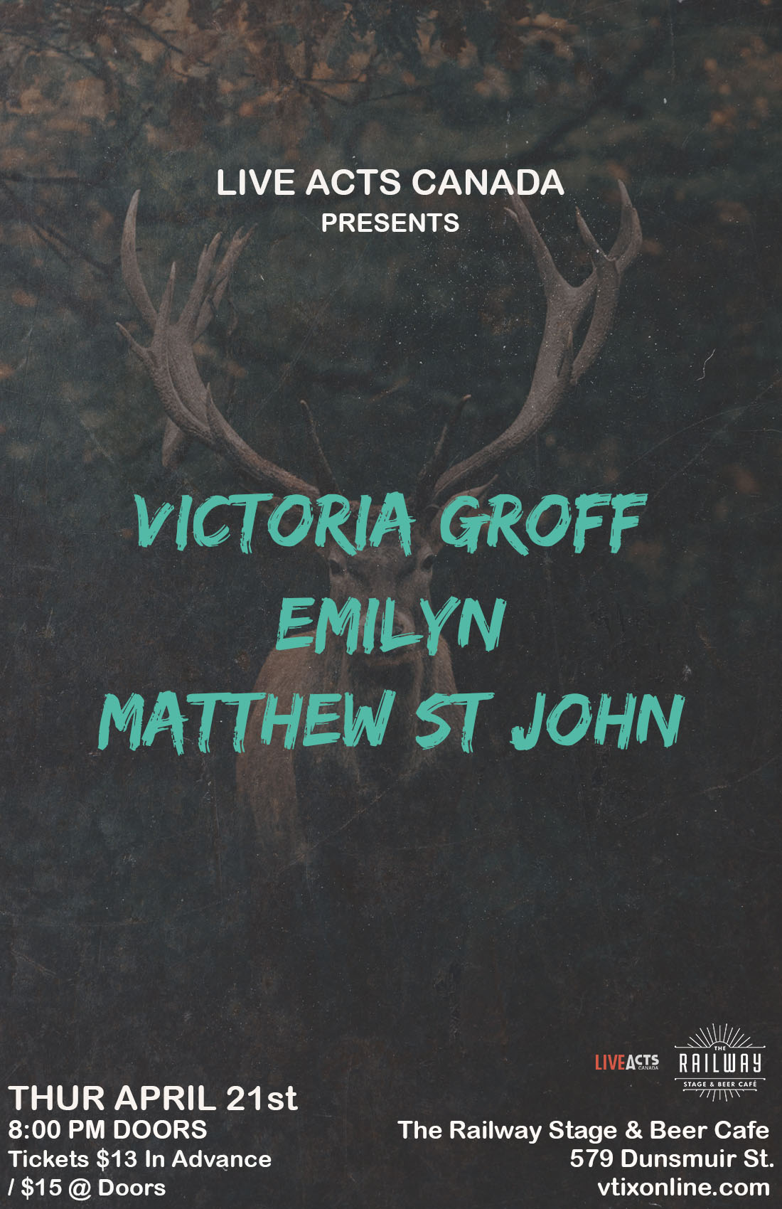 Victoria Groff With Special Guests, Emilyn and Matthew St John
