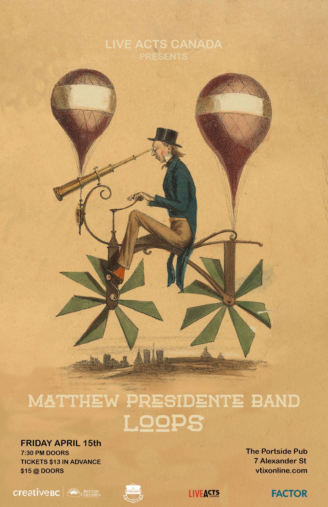 Matthew Presidente Band With Special Guest LooPS