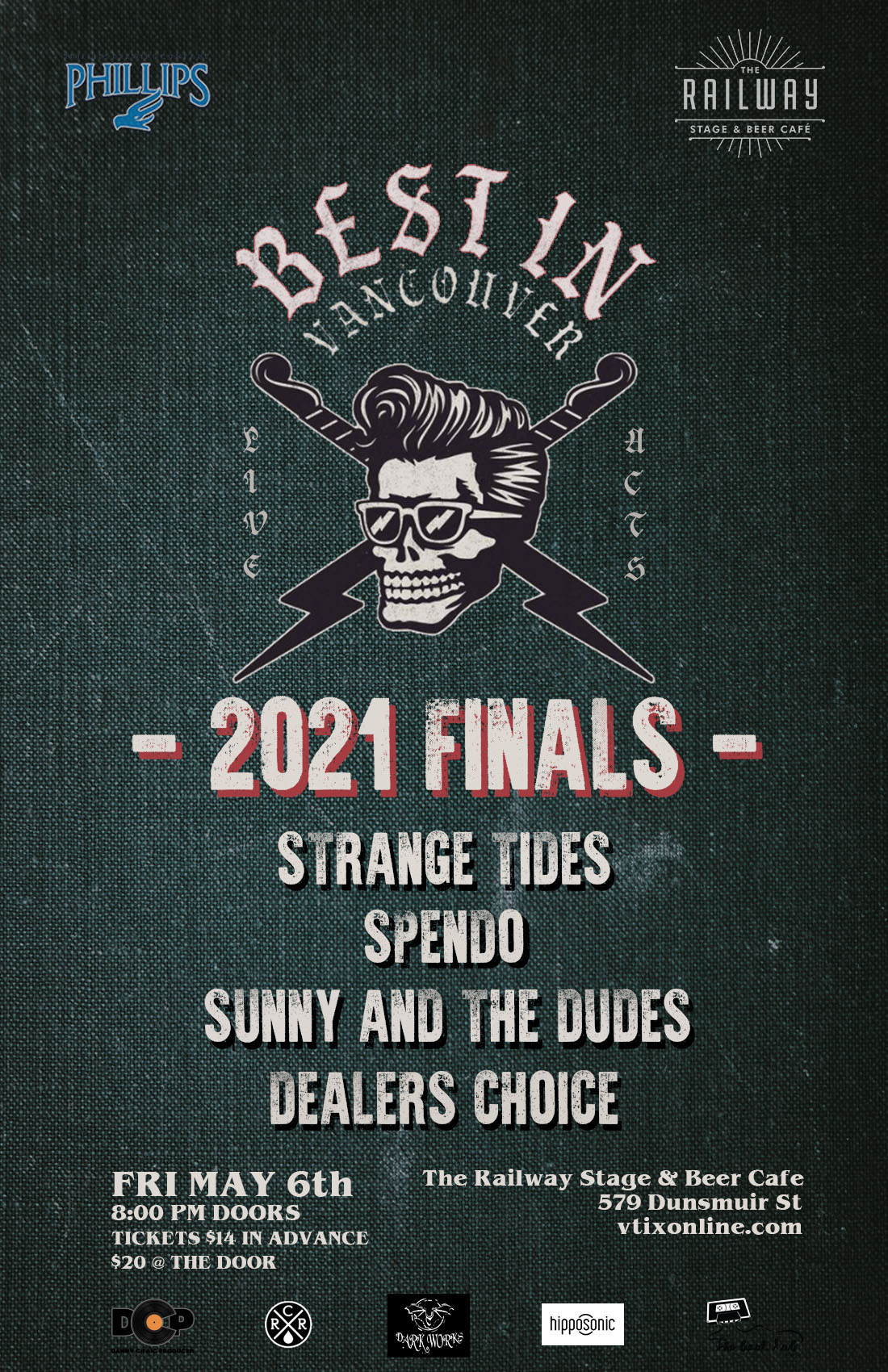 Best In Vancouver 2021 Finals, feat - Strange Tides, SPENDO, Sunny And The Dudes and Dealers Choice