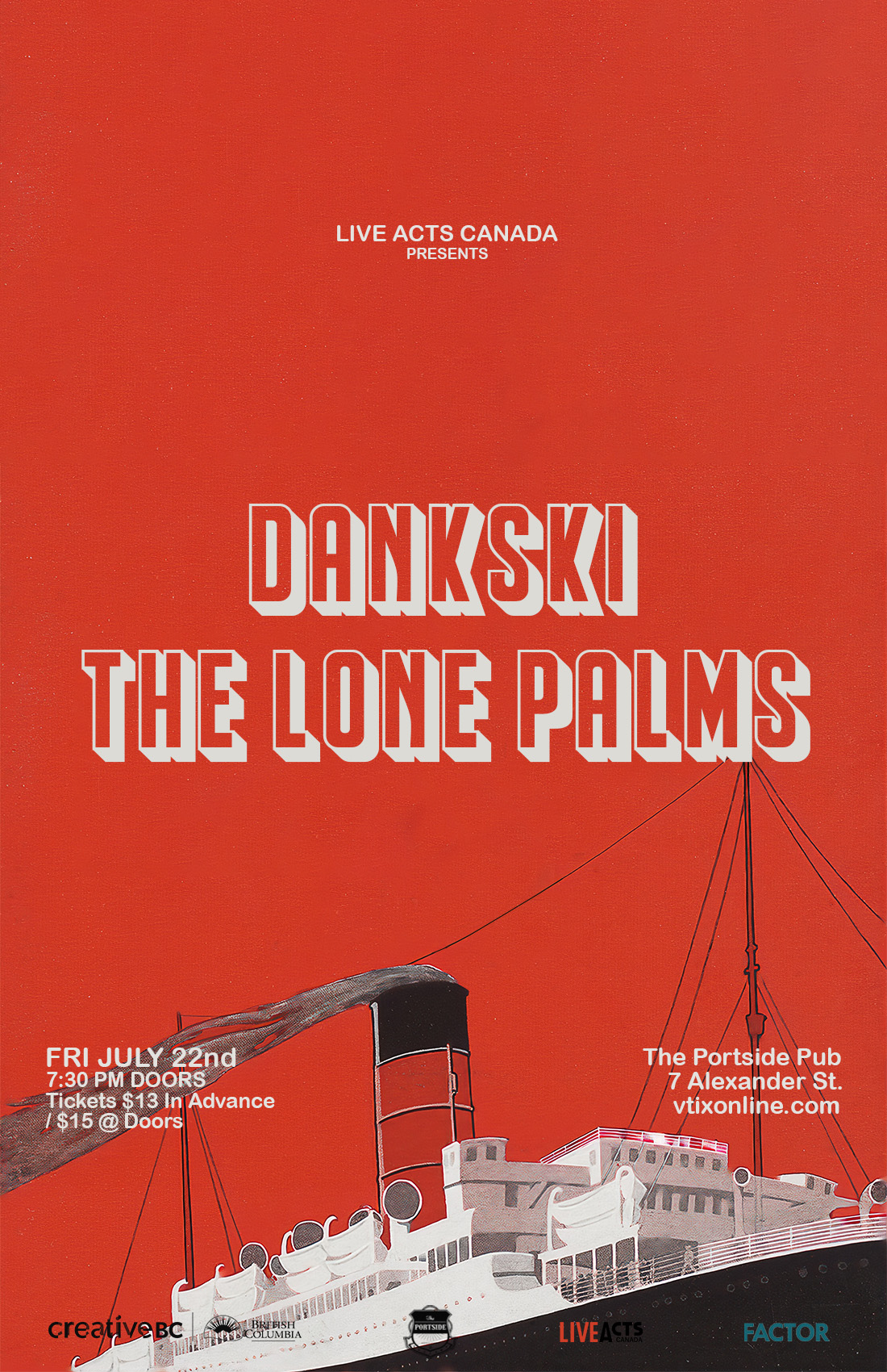 Dankski with Special Guest The Lone Palms