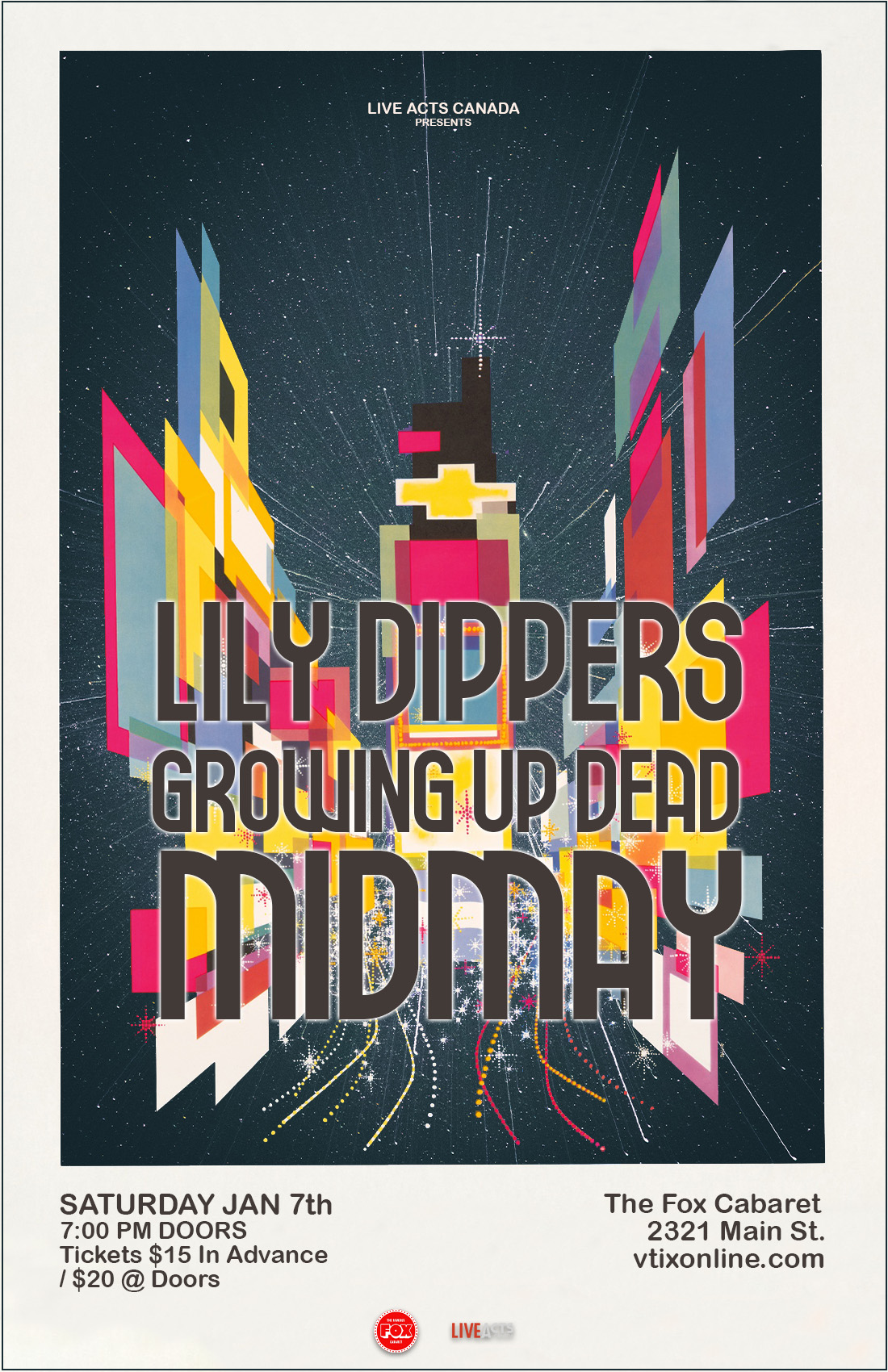 Lily Dippers With Special Guests Growing Up Dead and MidMay