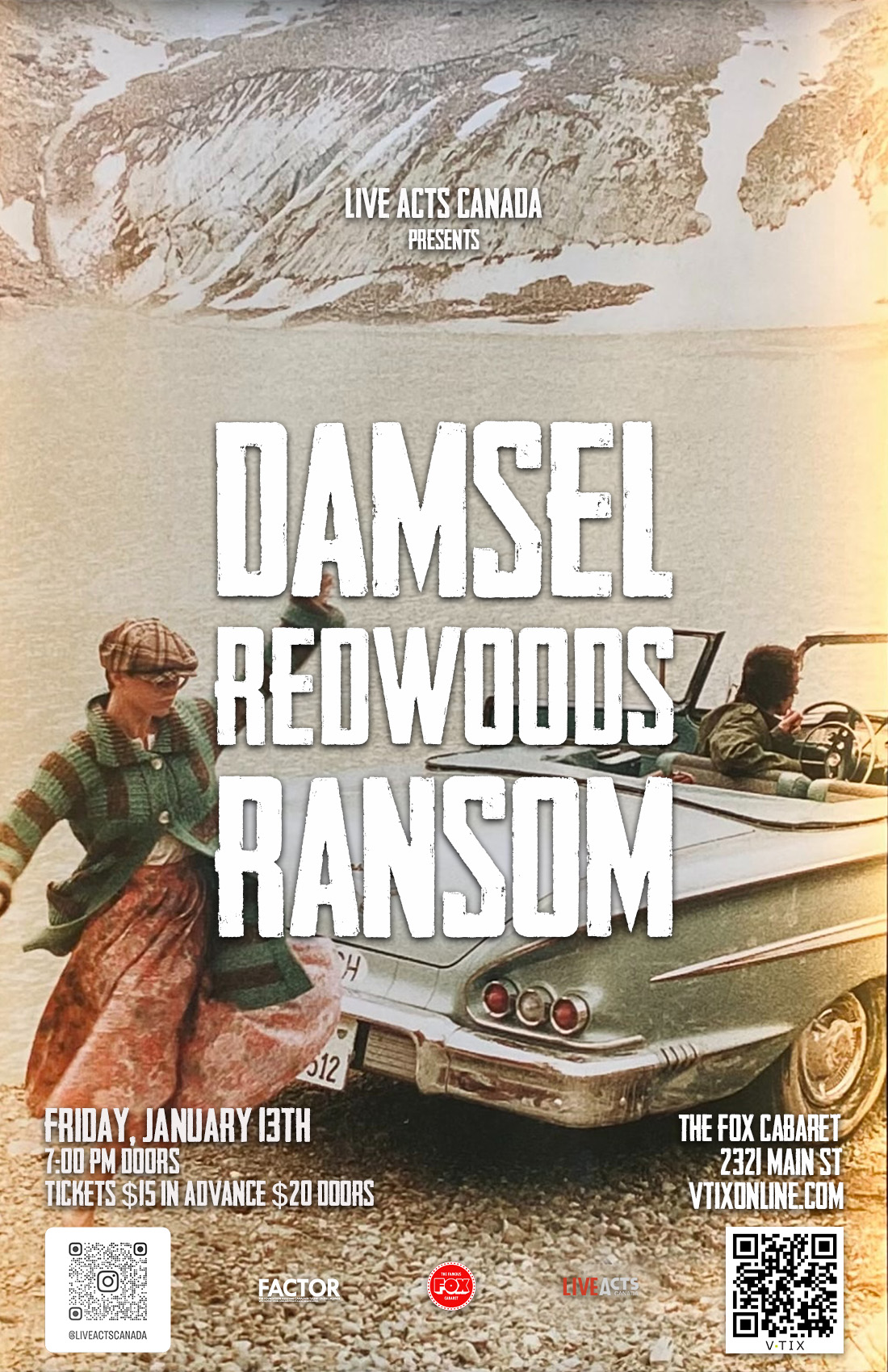 Damsel With Special Guests, Redwoods and Ransom