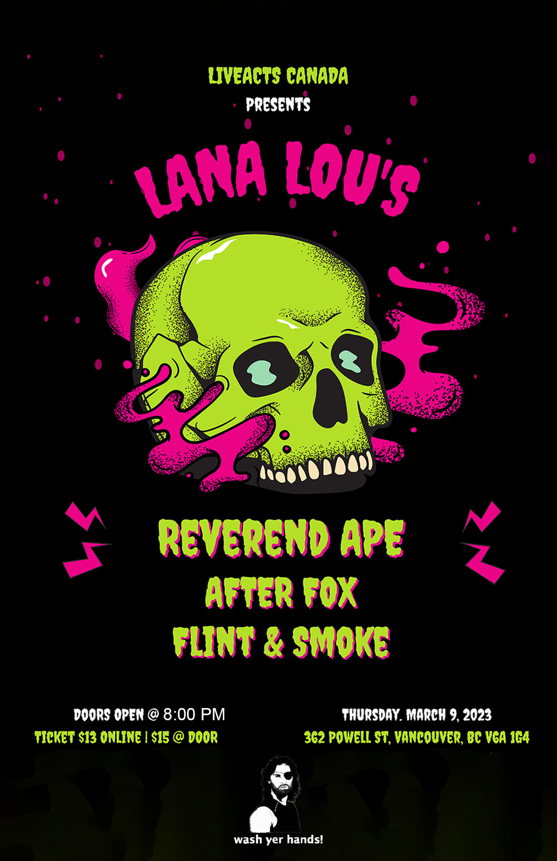 Reverend Ape with Special Guest Flint & Smoke and After the Fox