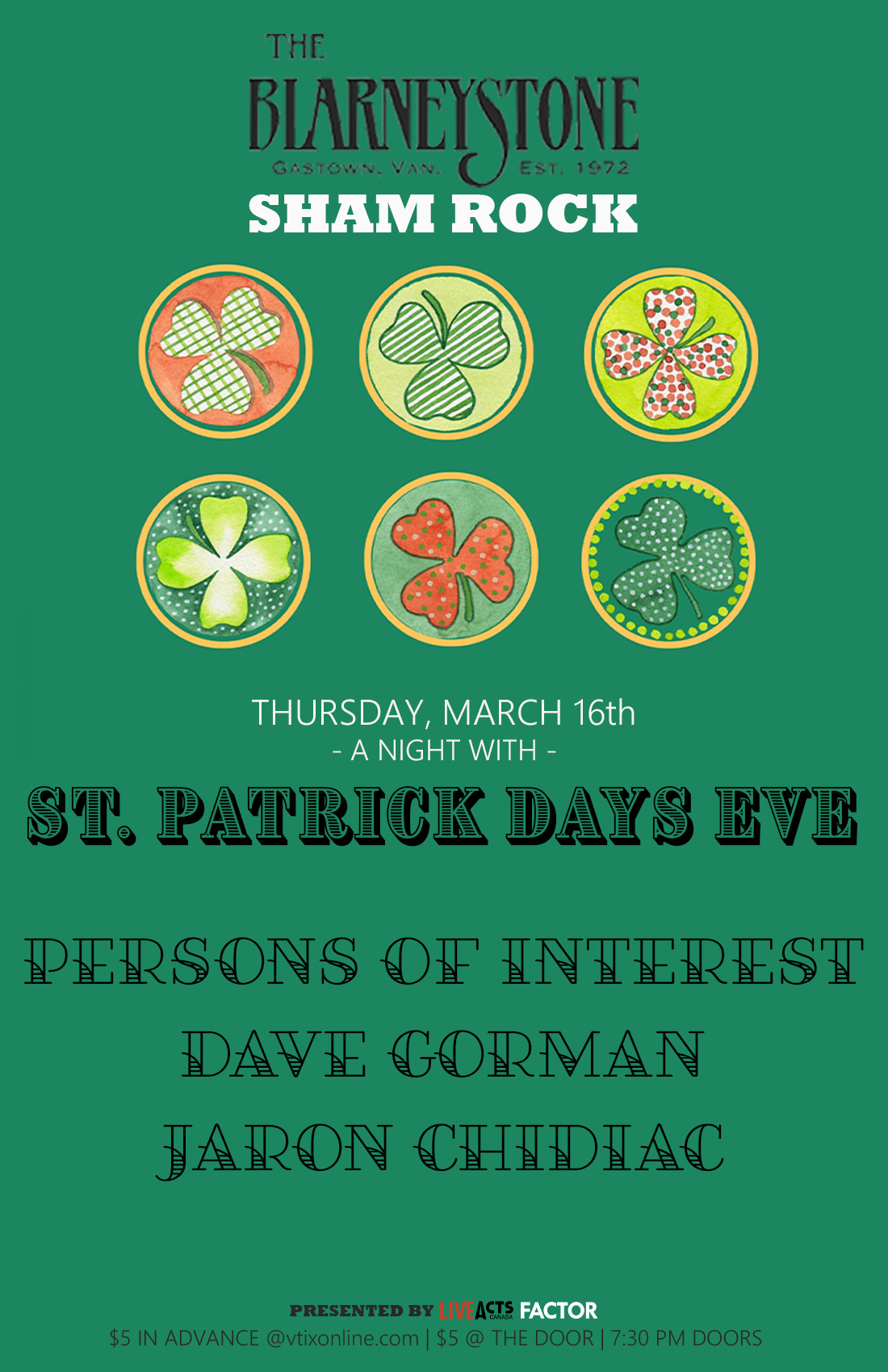 Persons of Interest with Special Guests Dave Gorman and Jaron Chidiac