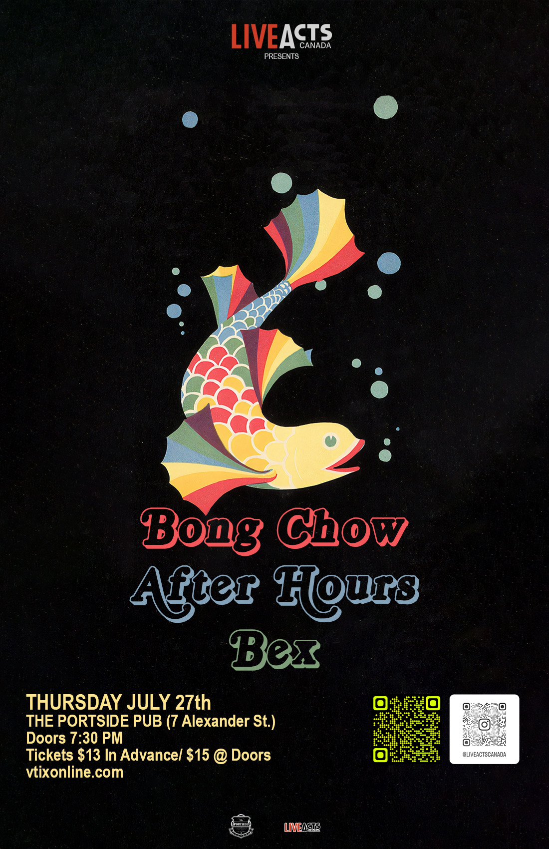 Bong Chow with Special Guests After Hours and Bex