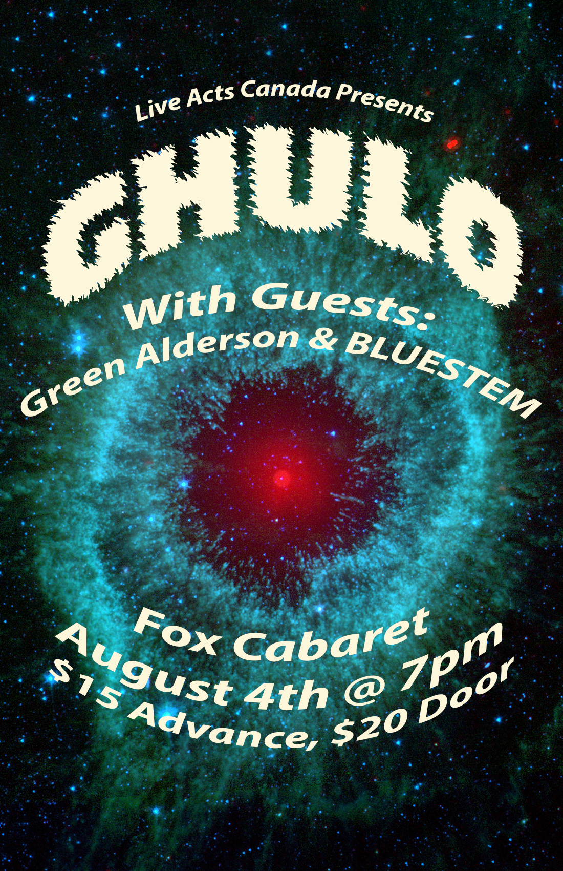 Ghulo with Special Guests Green Alderson and BLUESTEM