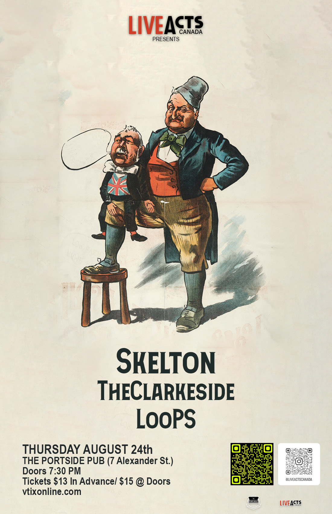 SKELTON with Special Guests theclarkeside and LooPS