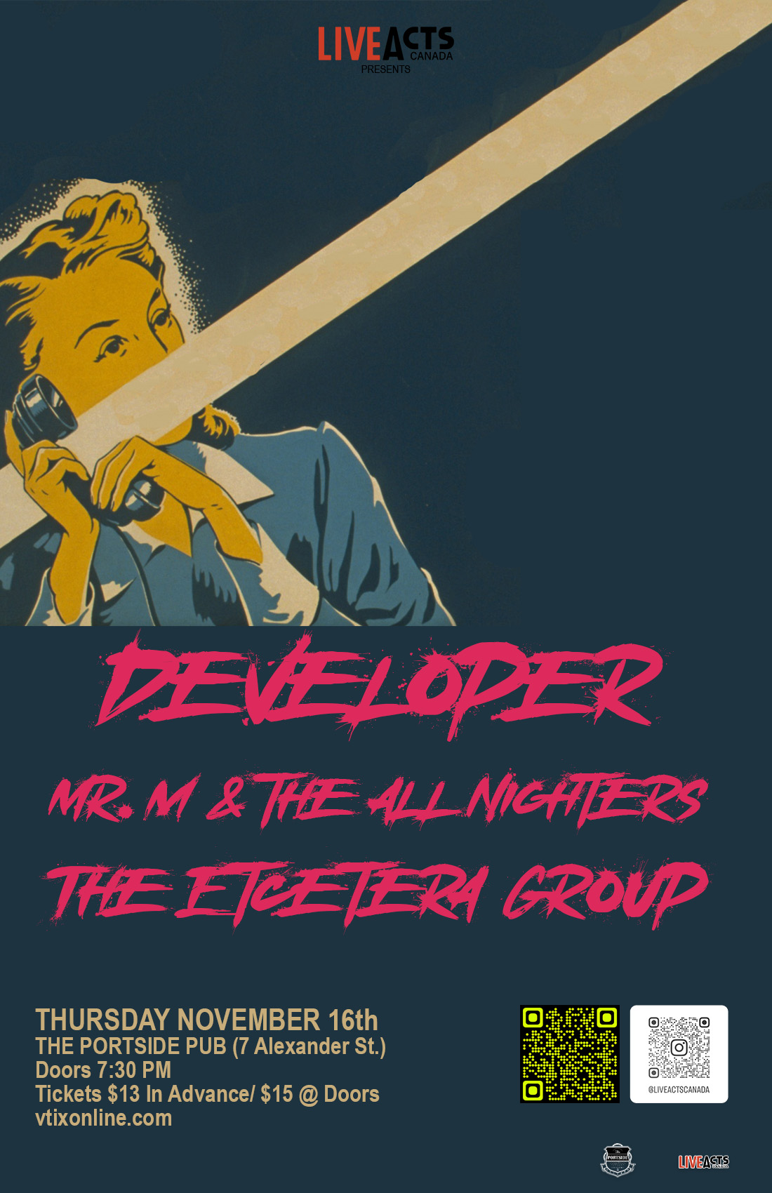 Developer with Special Guests Mr. M & The All Nighters and The Etcetera Group