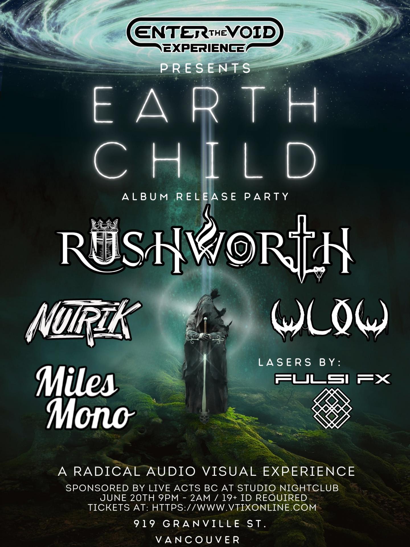 Enter the Void Experience presents Earth Child - Album Release Party