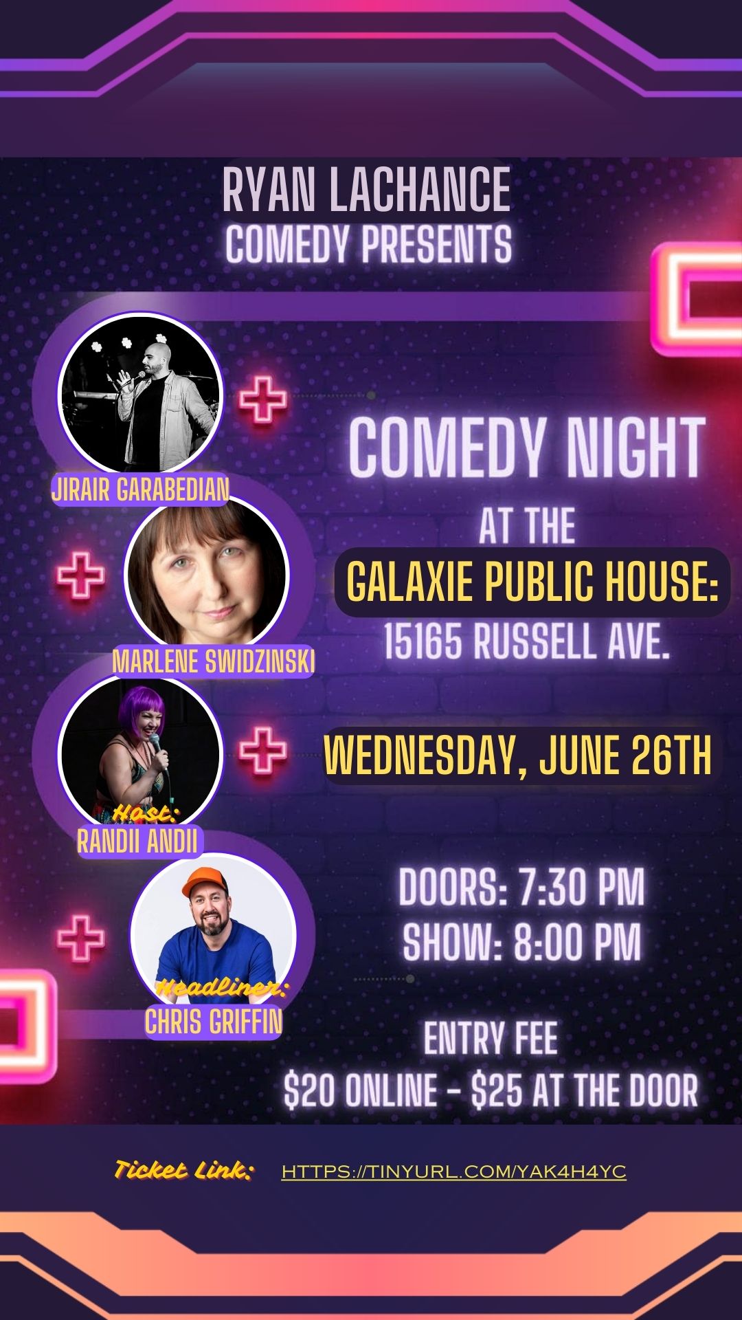 Comedy at the Galaxie Public House