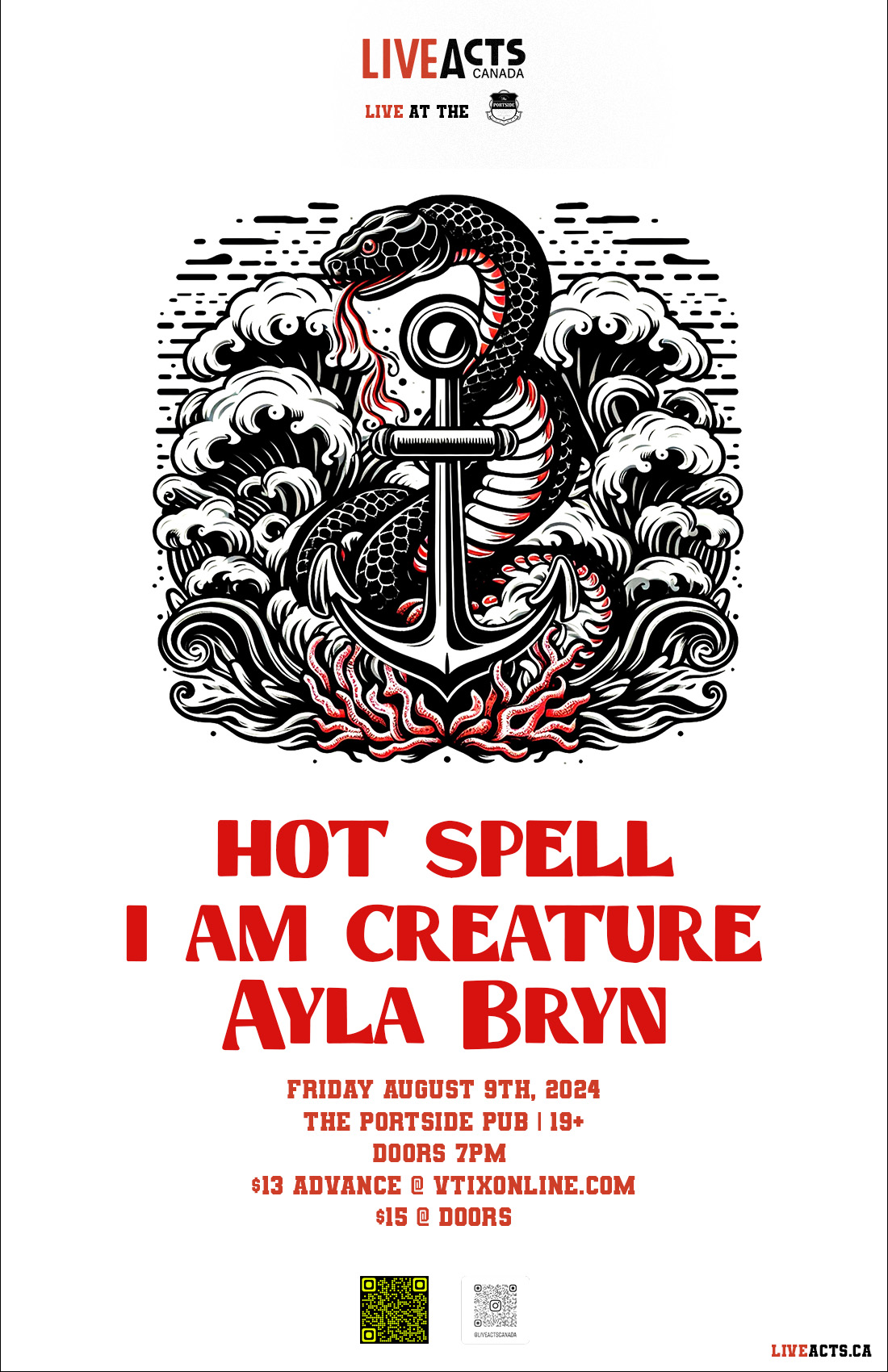 Hot Spell w/ I Am Creature and Ayla Bryn