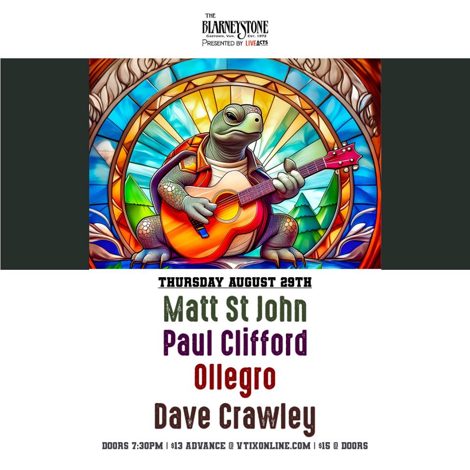 Matt St John w/ Paul Clifford, Ollegro, Dave Crawley