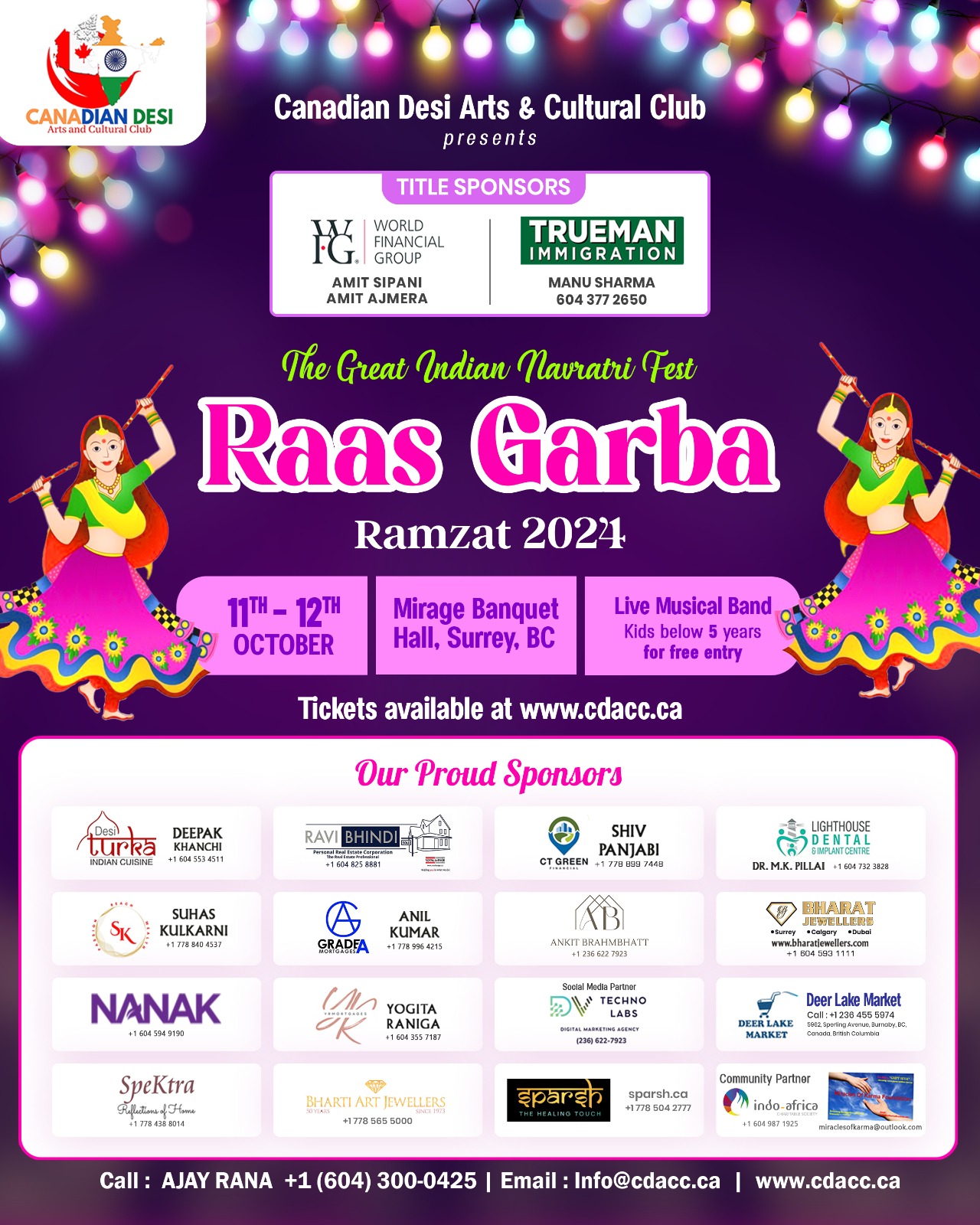 Raas Garba Ramzat 2024 Last few Tickets Available