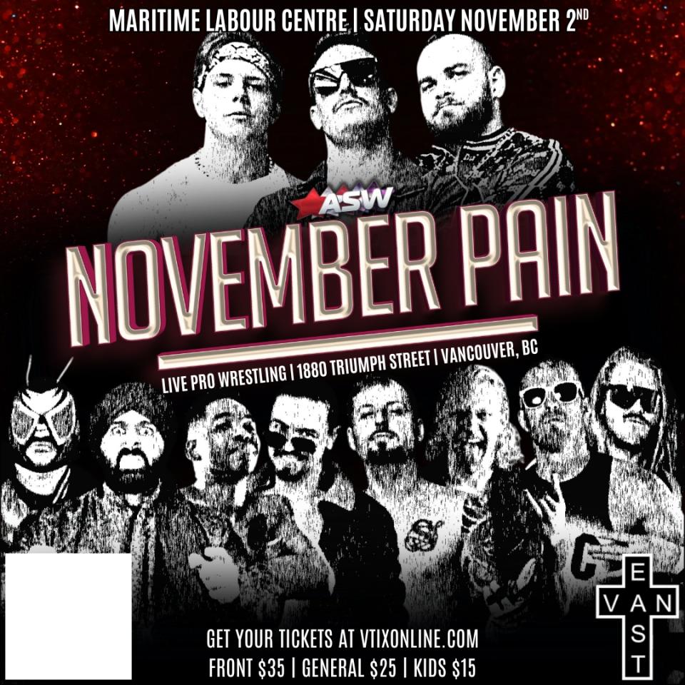 ALL STAR WRESTLING PRESENTS NOVEMBER PAIN