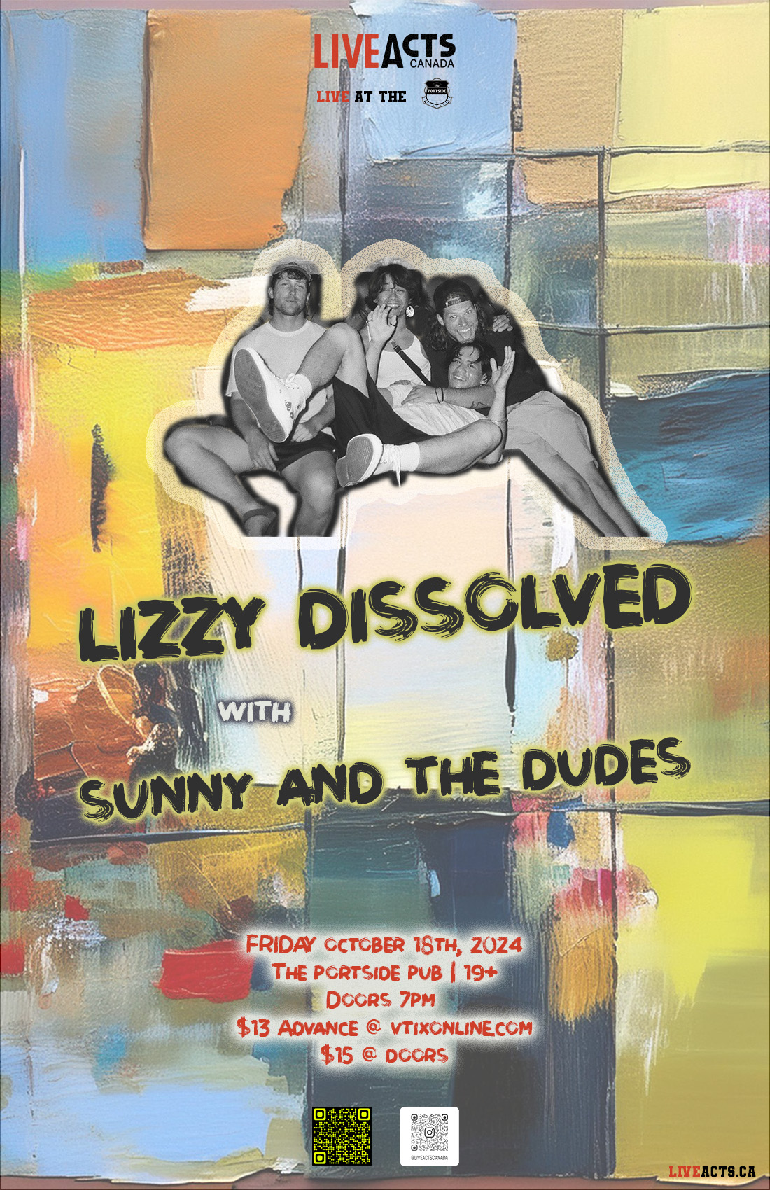 Lizzy Dissolved w/ Sunny and the Dudes