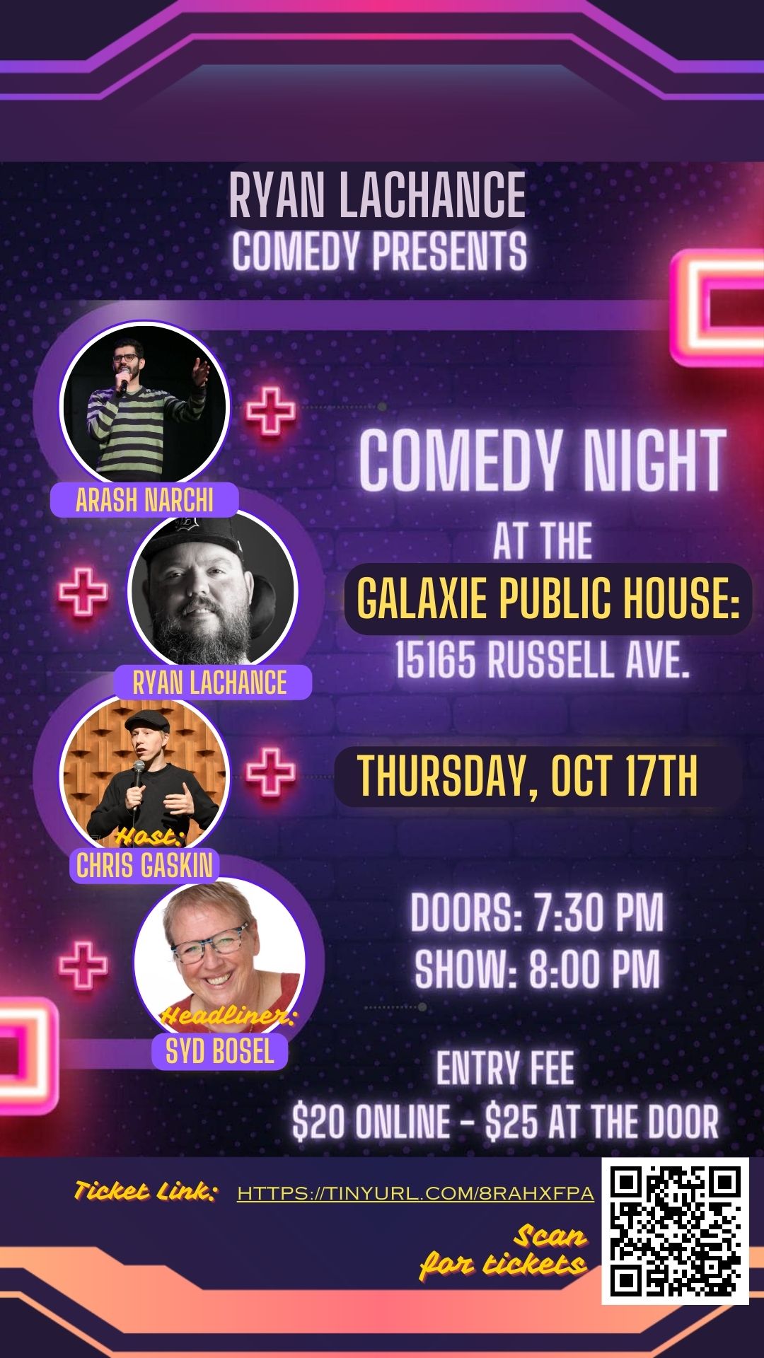 Comedy at the Galaxie Public House