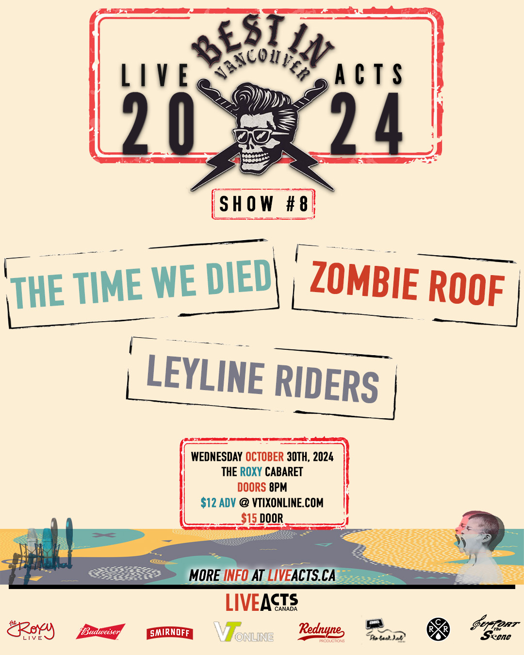 Best In Vancouver Show #8: The Time We Died, Leyline Riders, Zombie Roof