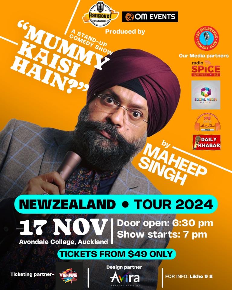 Maheep Singh -Live in Auckland