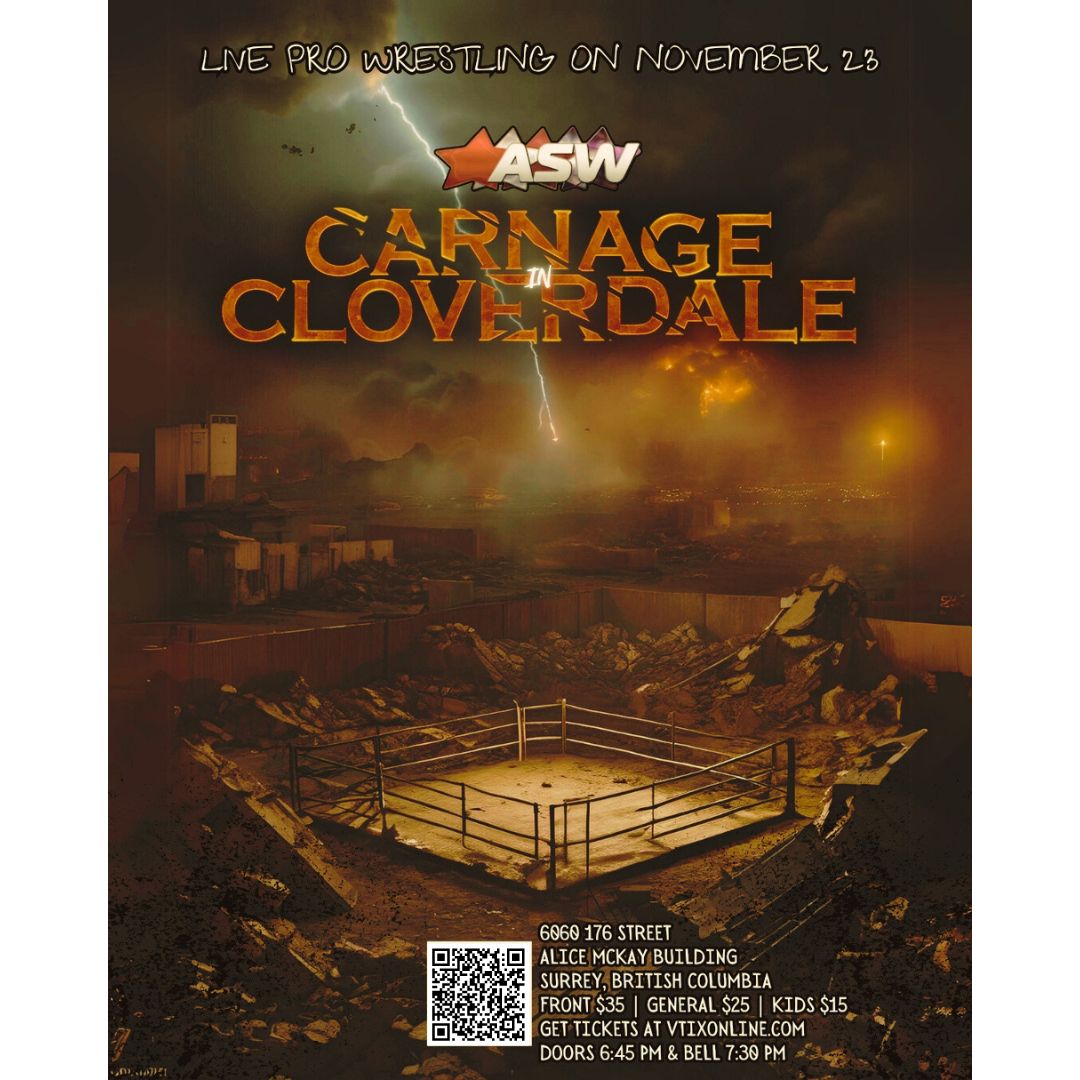 ALL STAR WRESTLING PRESENTS CARNAGE in CLOVERDALE