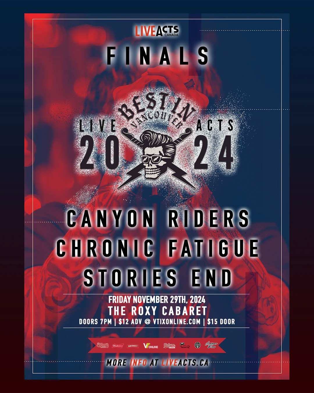 Best In Vancouver 2024 FINALS: Canyon Riders, Chronic Fatigue, Stories End