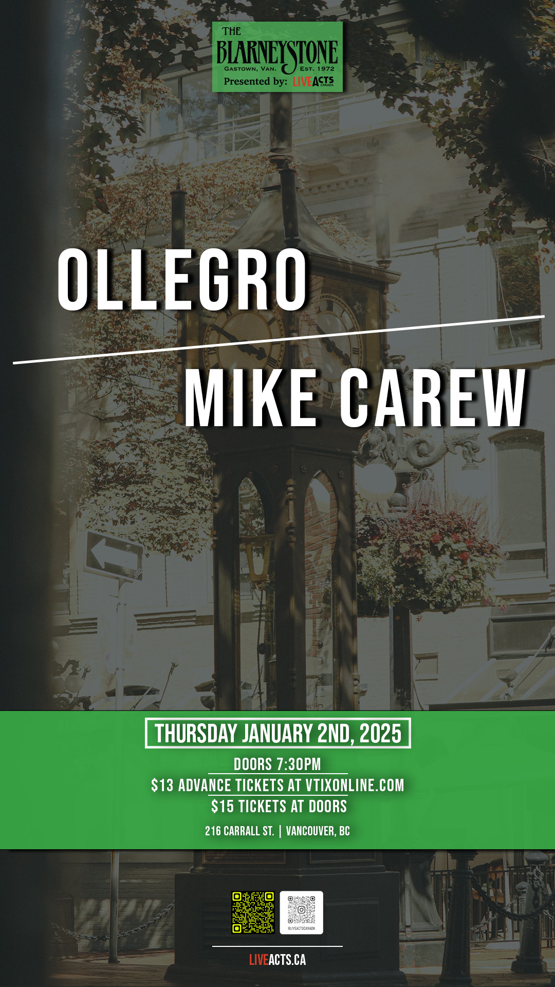 Ollegro w/ Mike Carew