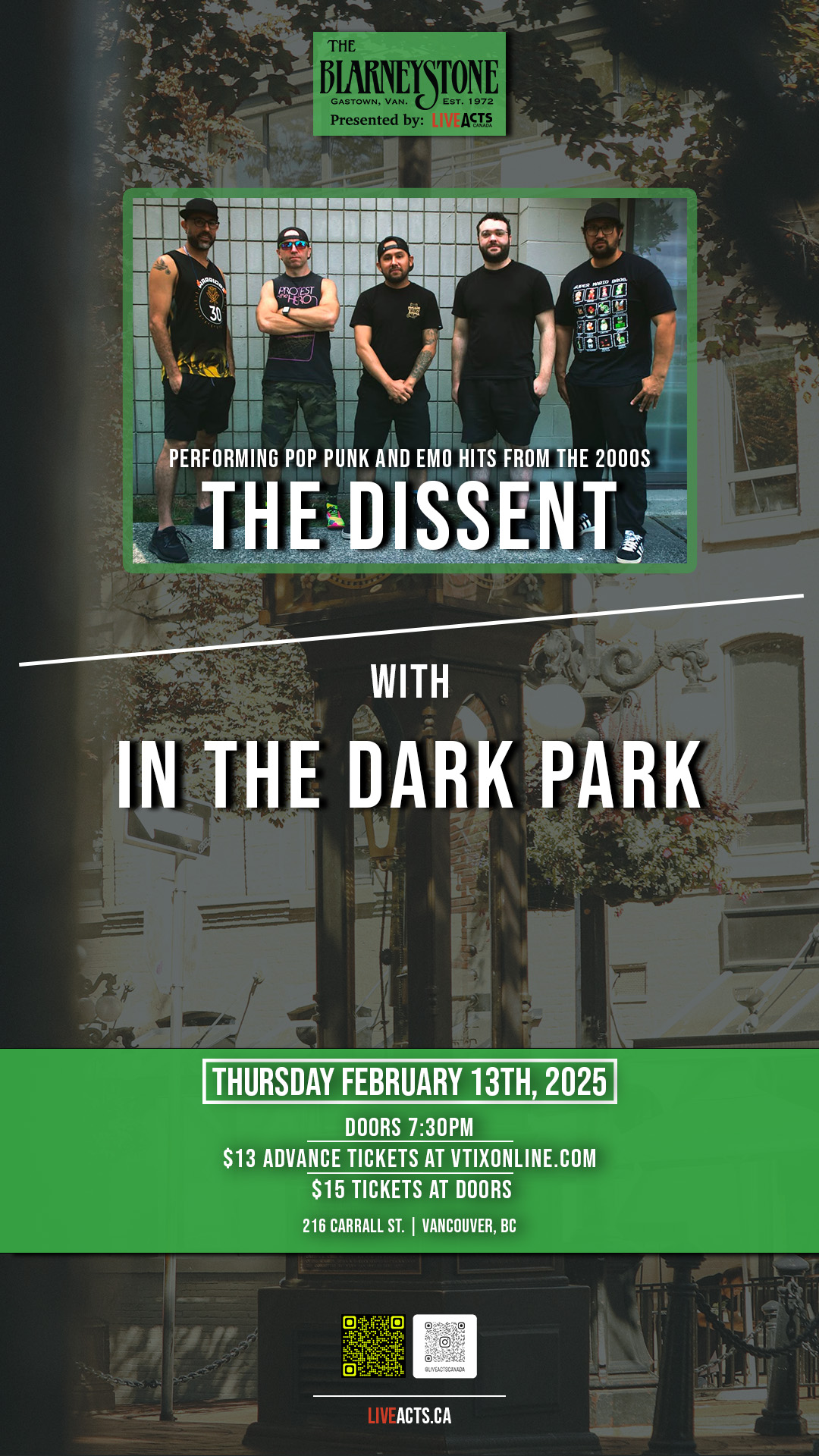 The Dissent w/ In The Dark Park