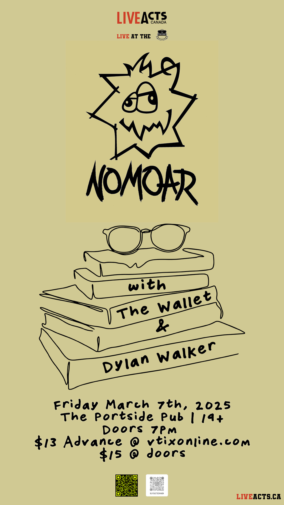 NOMOAR w/ The Wallet, Dylan Walker