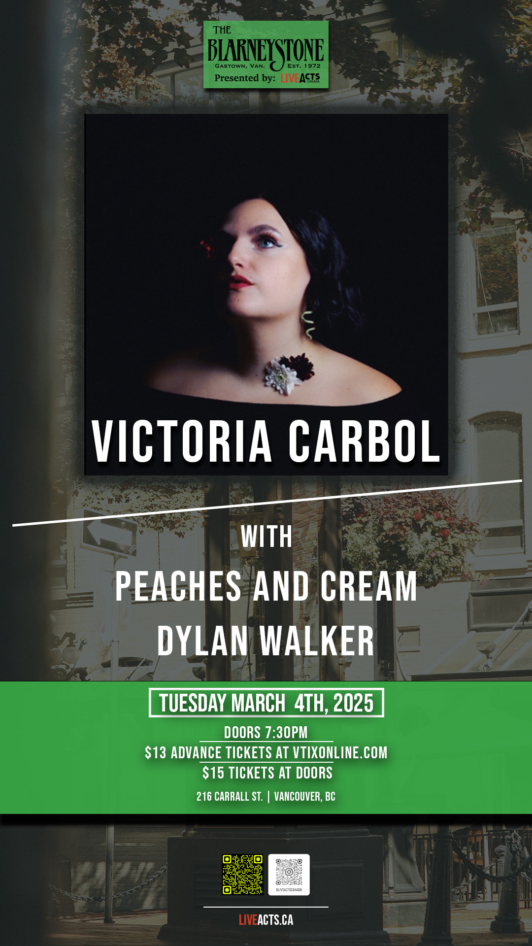 Victoria Carbol w/ Peaches and Cream, Dylan Walker