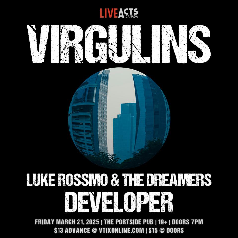 Virgulins w/ Luke Rossmo & the Dreamers, Developer