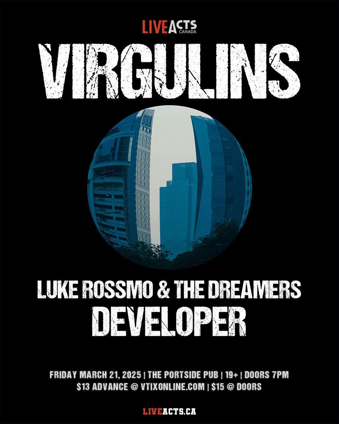 Virgulins w/ Luke Rossmo & the Dreamers, Developer