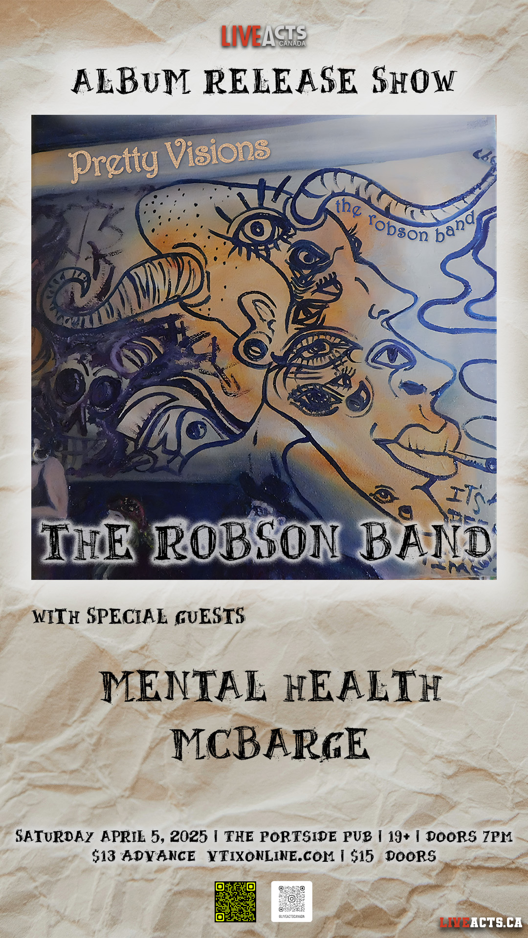 The Robson Band w/ Mental Health, McBarge